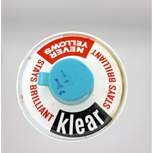 Vintage Metal Can Johnson Klear Floor Wax Stays Brilliant Wont Yellow  19oz Full - Picture 8 of 9